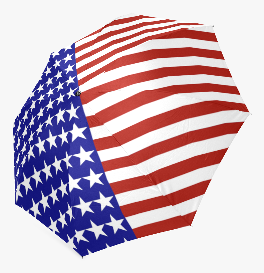 Usa Patriotic Stars & Stripes Foldable Umbrella - Flag Of The United States, HD Png Download