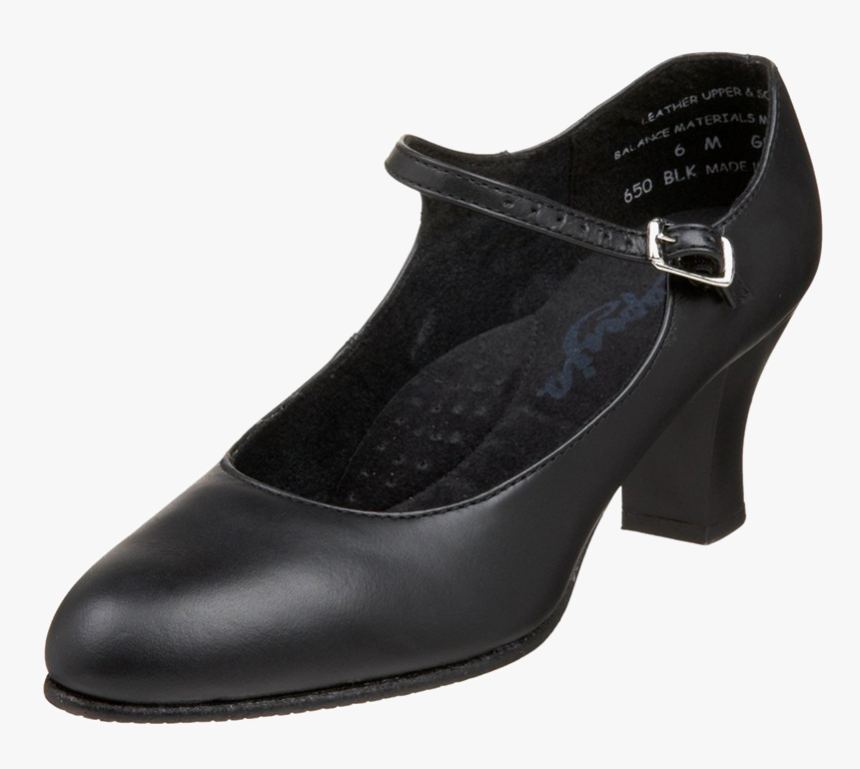 Transparent Dance Shoes Png - High Heel Black Tap Shoe, Png Download