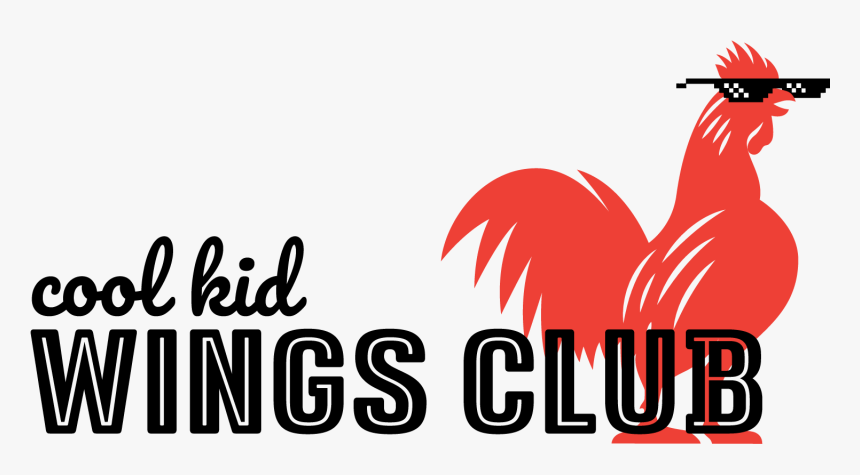 Cool Kid Wings Club - Graphic Design, HD Png Download