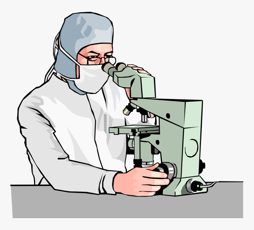 Vector Illustration Of Scientific Research Technician - Illustration, HD Png Download