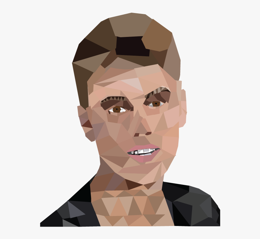 Sophia S Justin Bieber Low Poly Project , Png Download - Illustration, Transparent Png