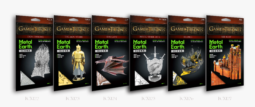 Metalearth Game Of Thrones - Game Of Thrones Metal Earth Models, HD Png Download