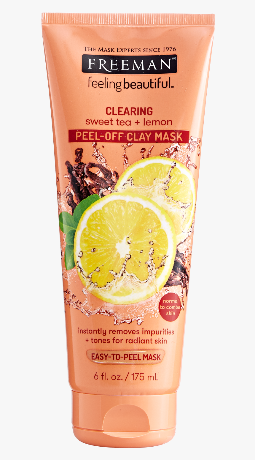 Freeman Sweet Tea And Lemon Peel Off Clay Mask, HD Png Download