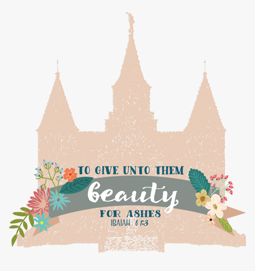 Provo City Center Temple Beauty For Ashes, HD Png Download
