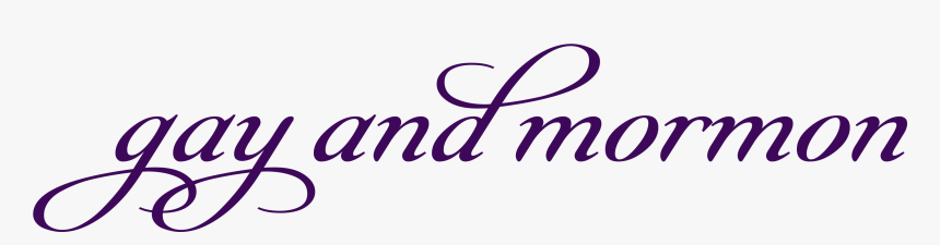 Gay And Mormon - Calligraphy, HD Png Download