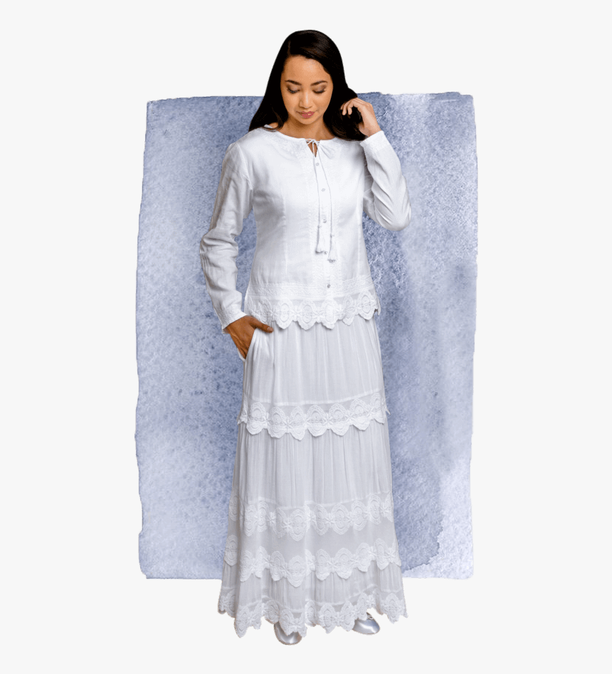 New Lds Temple Dresses - Dress, HD Png Download