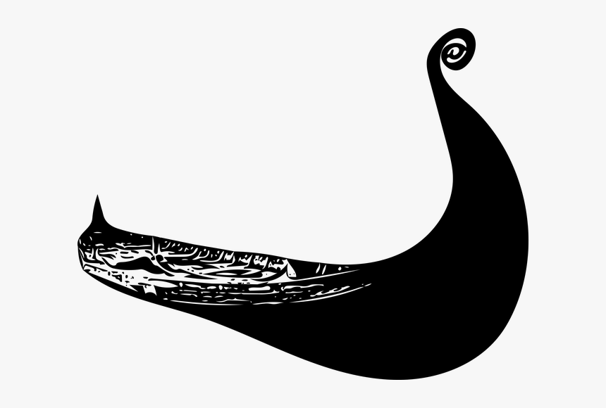 Burning Viking Longboat Transparent Png, Png Download