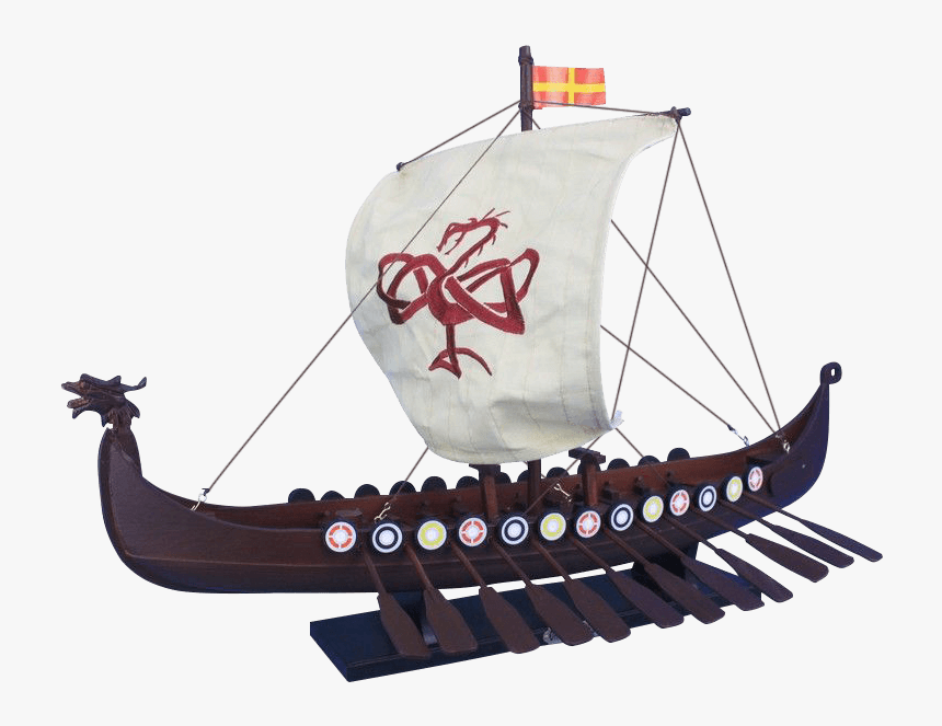 24-inch Drakkar Viking Longship Model - Viking Ships, HD Png Download
