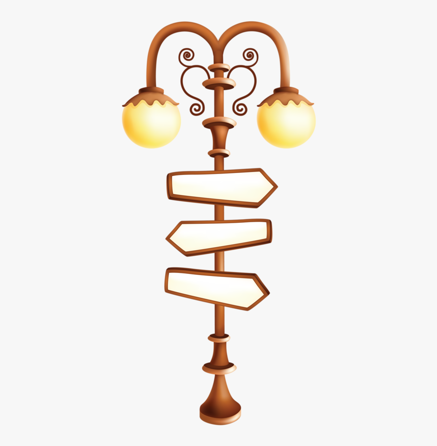 Lamppost Clip Art Blank - Street Light, HD Png Download