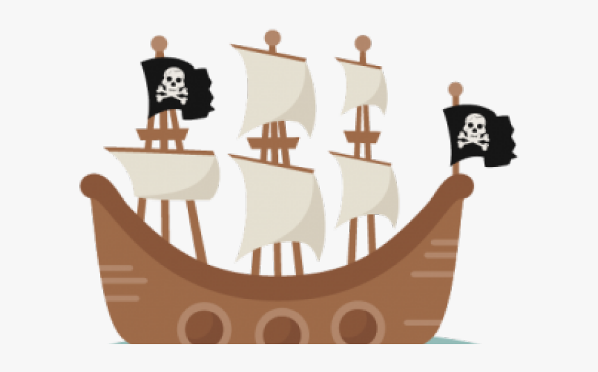 Viking Ship Clipart Pirate - Pirate Ship No Background, HD Png Download