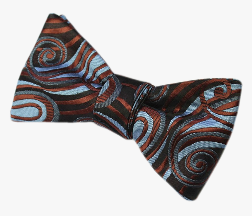 Brown And Blue Paisley Self Tie - Paisley, HD Png Download
