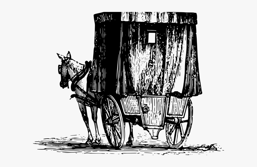 Wagon Clipart Conestoga Wagon - Horse-drawn Vehicle, HD Png Download