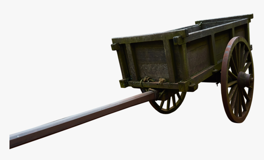 Cart, Wooden Cart, Middle Ages, Transport, Dare, Wheel - Wooden Bullock Cart Png, Transparent Png