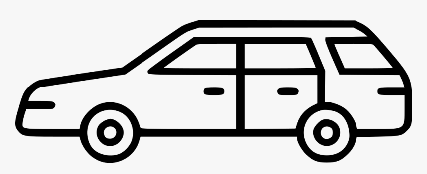Station Wagon - Station Wagon Line Icon, HD Png Download