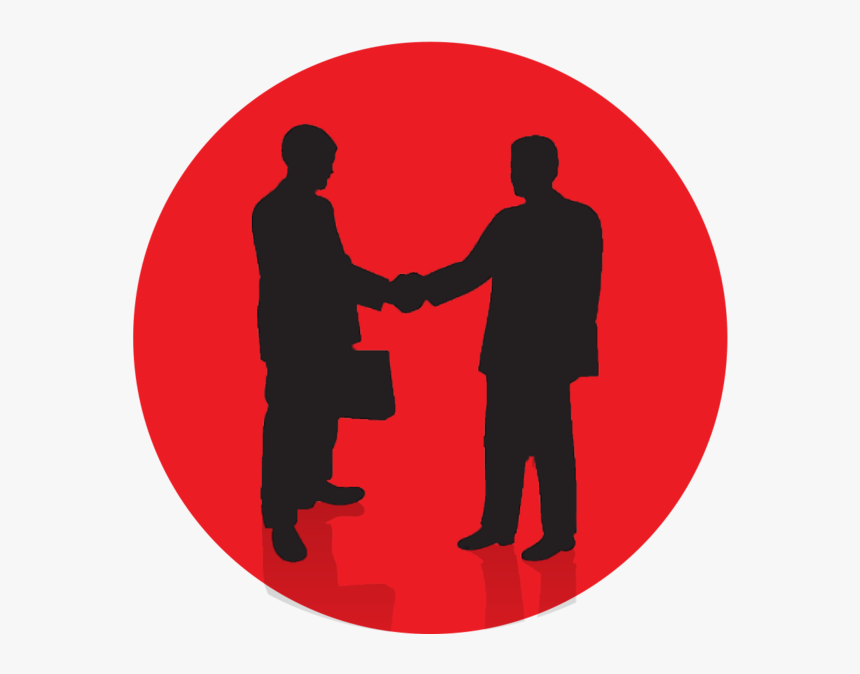 Two People Hand Shake , Png Download - Negotiation Clipart, Transparent Png
