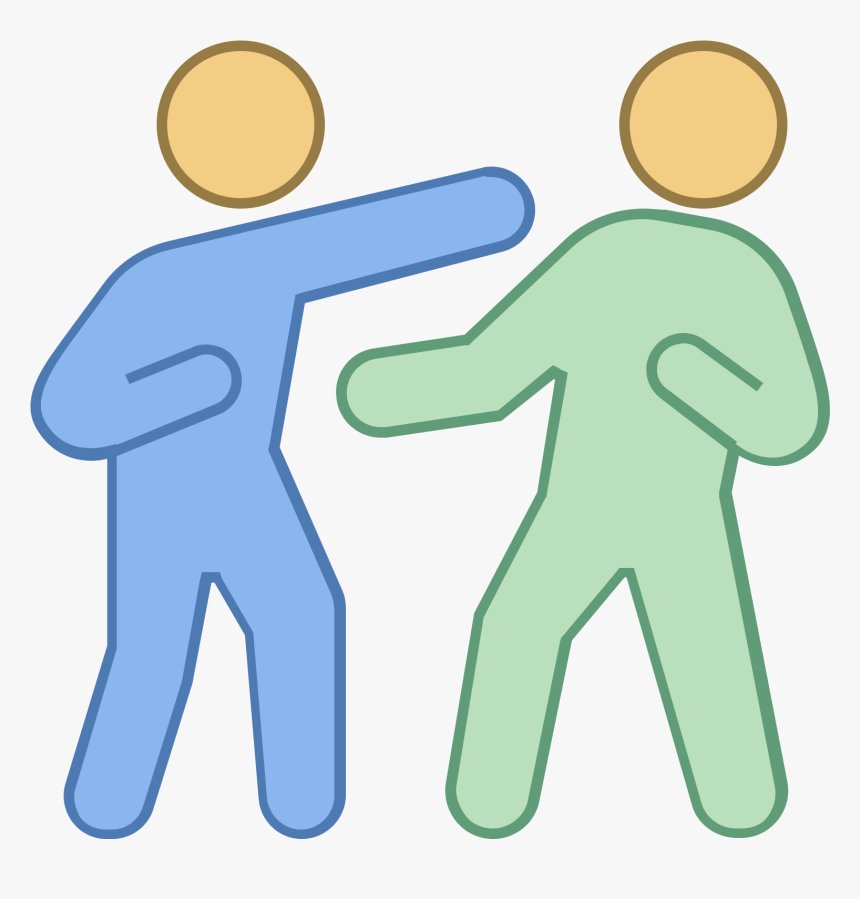 It S An Image Of Two People Boxing - Two People Boxing Clip Art, HD Png Download