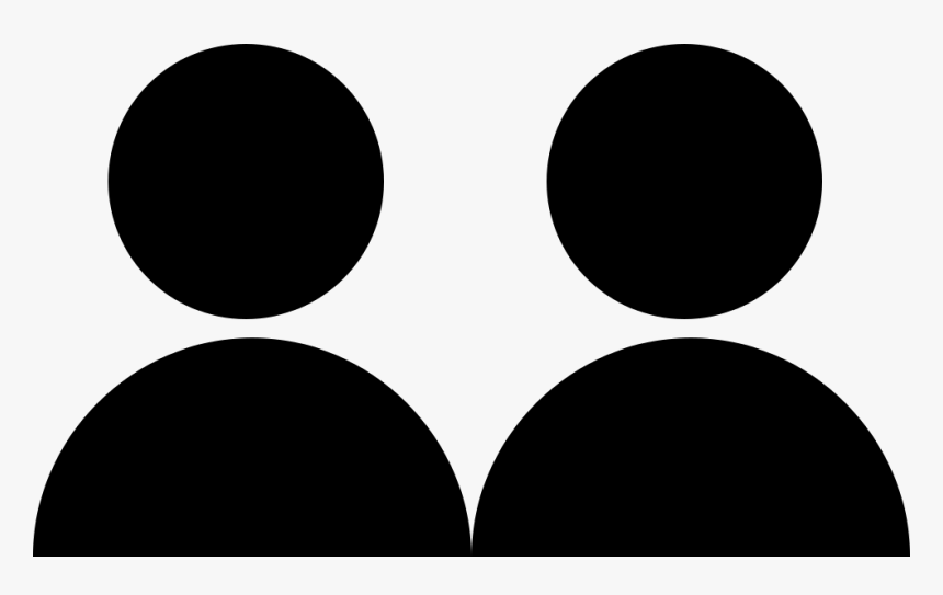 Twopeople Fill - Circle, HD Png Download