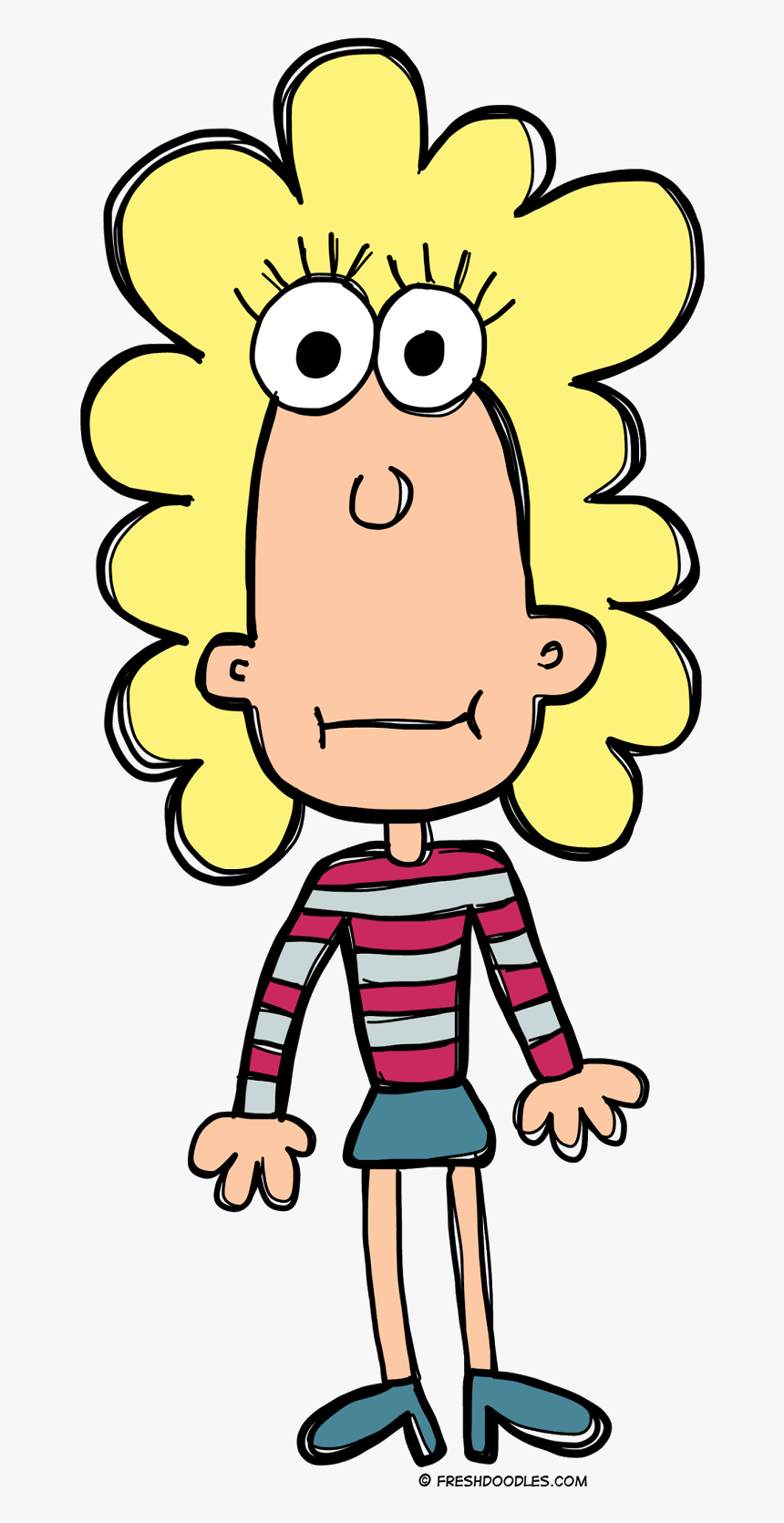 Blonde Clipart English Teacher - Portable Network Graphics, HD Png Download