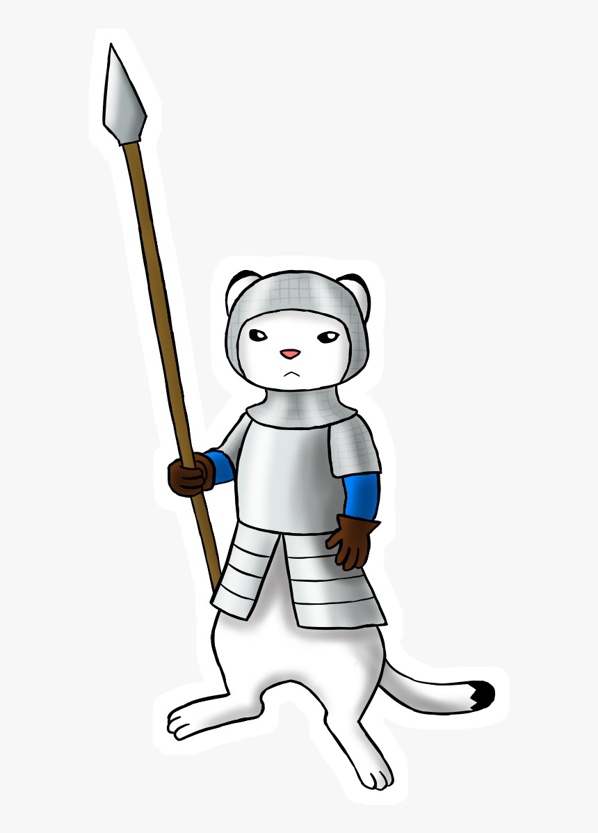 Weasel At Arms - Cartoon, HD Png Download