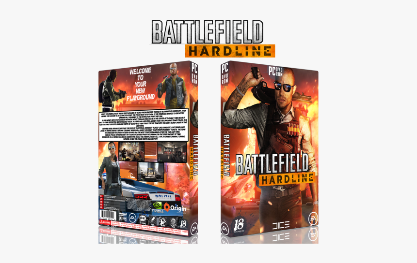 Battlefield Hardline Box Art Cover - Battlefield Hardline Pc Capa, HD Png Download