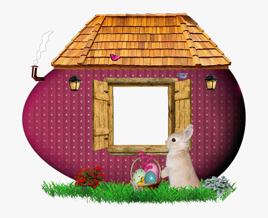 House Frame Gallery Yopriceville - House With Photo Frame, HD Png Download