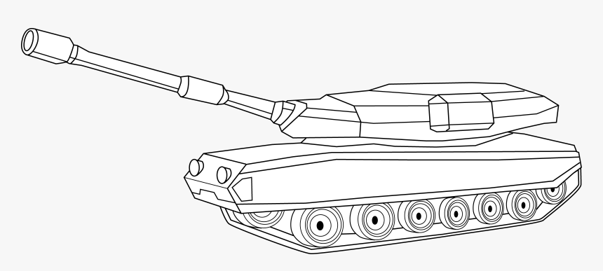 Army Tank White Png, Transparent Png
