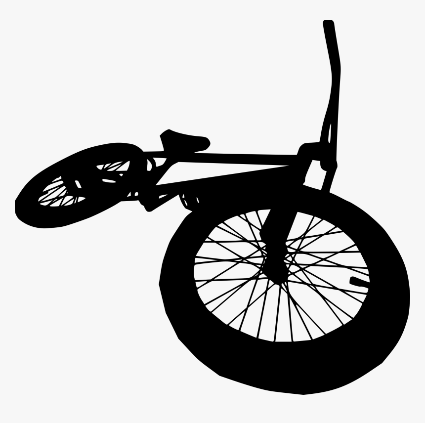 Bike Silhouette Transparent, HD Png Download
