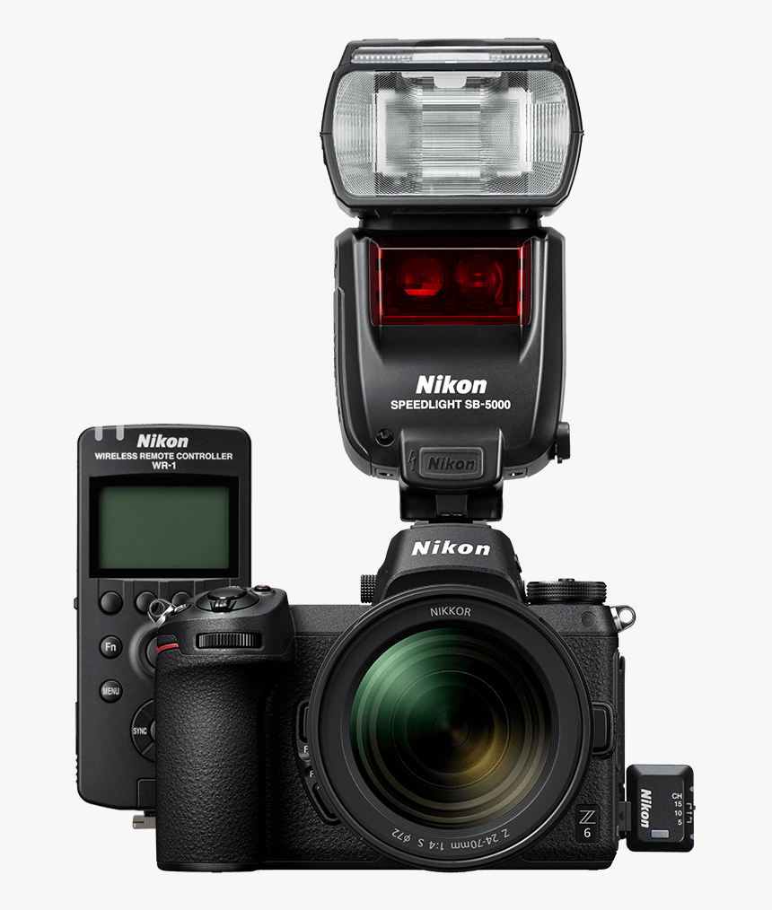 Nikon Z6 With Sb 700, HD Png Download