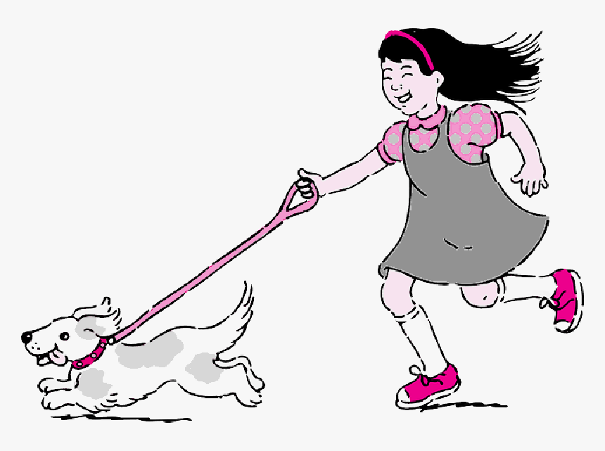 Walk The Dog Clipart - Take The Dog For A Walk, HD Png Download