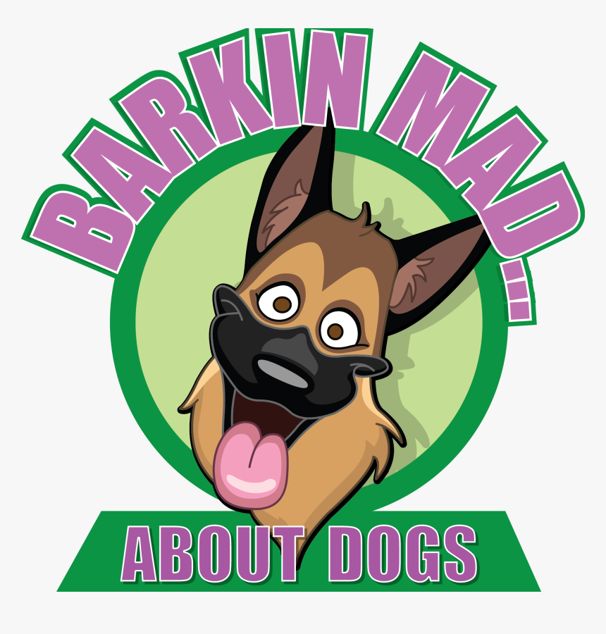 Barkinmad Logo - Happy German Shepherd Clipart, HD Png Download