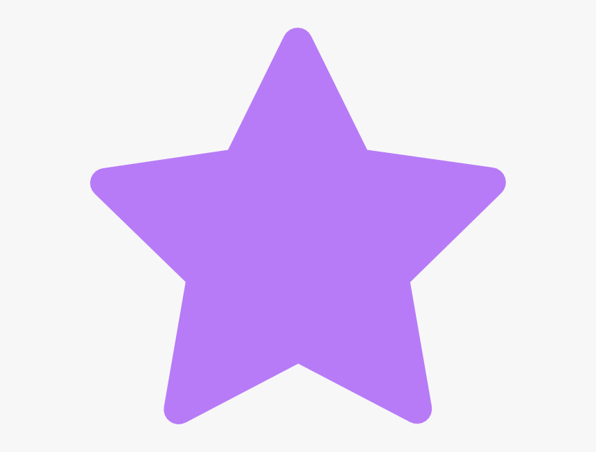 Star Clipart Lavender - Purple Star Clipart, HD Png Download