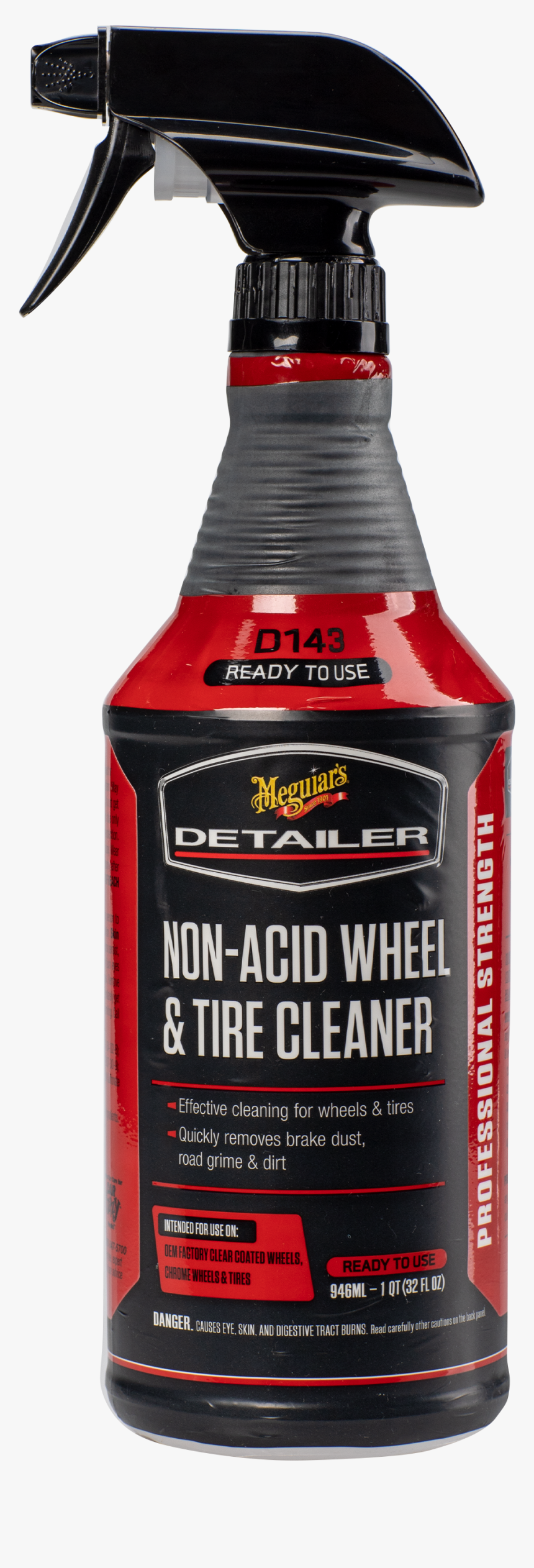 Meguiar’s Non-acid Wheel & Tire Cleaner Clean Tires - Bottle, HD Png Download