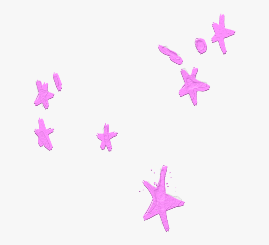 Stars Purple Overlay Sticker - Marine Invertebrates, HD Png Download