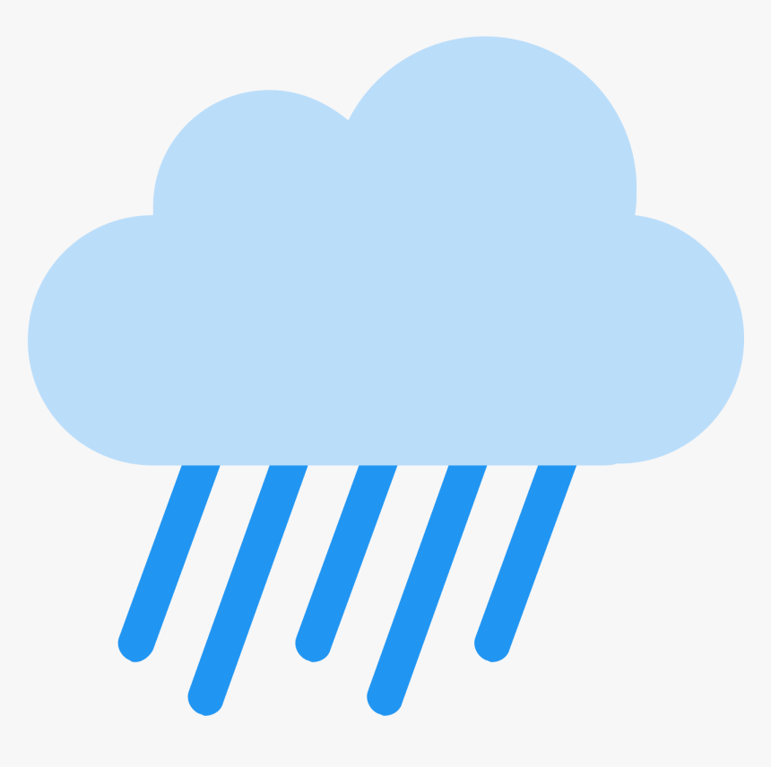 Its An Icon For A Raincloud - Heart, HD Png Download