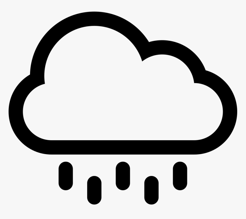 Rain Cloud - Rain Cloud Icon, HD Png Download