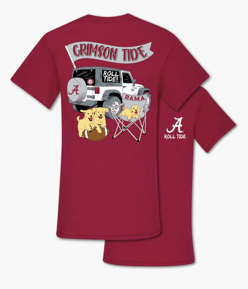 Southern Couture Alabama Jeep Cardinal Red - Southern Couture Fall Shirts, HD Png Download