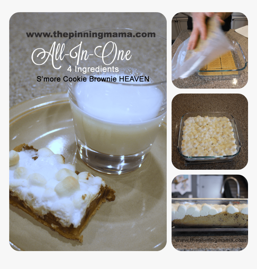 Easy, S More, Cookie Bake, Smore, Chocolate, Marshmallow, - Kuchen, HD Png Download