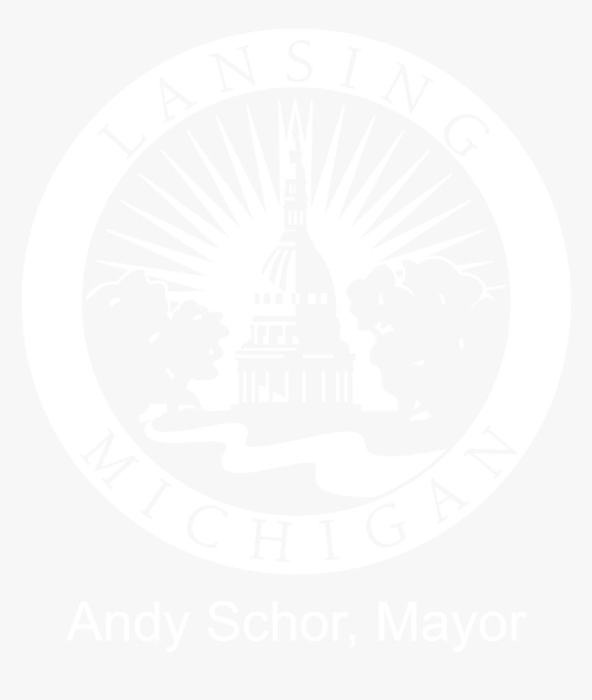 Cityoflansinglogo Andyschor White Large - Crowne Plaza Logo White, HD Png Download