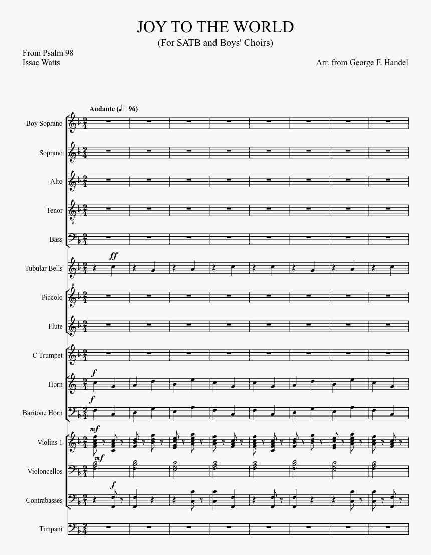 Will Follow Him 악보, HD Png Download