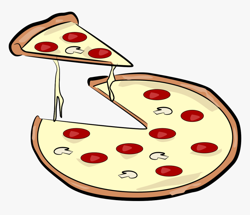 Pie Clipart Sliced Pie - Pizza Pie Clipart, HD Png Download