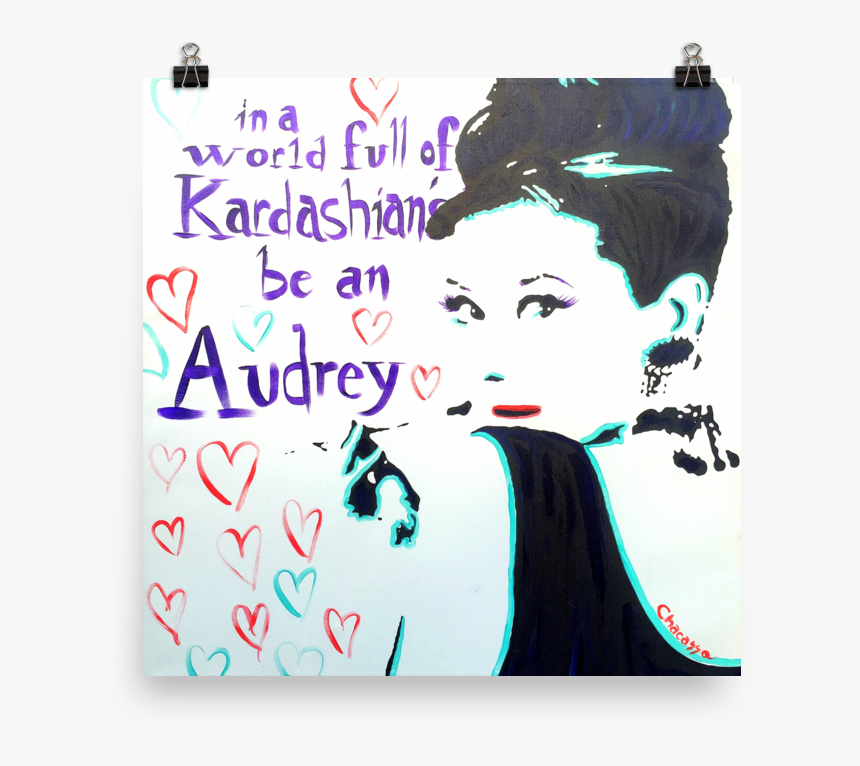 Audrey Hepburn Art Print, HD Png Download
