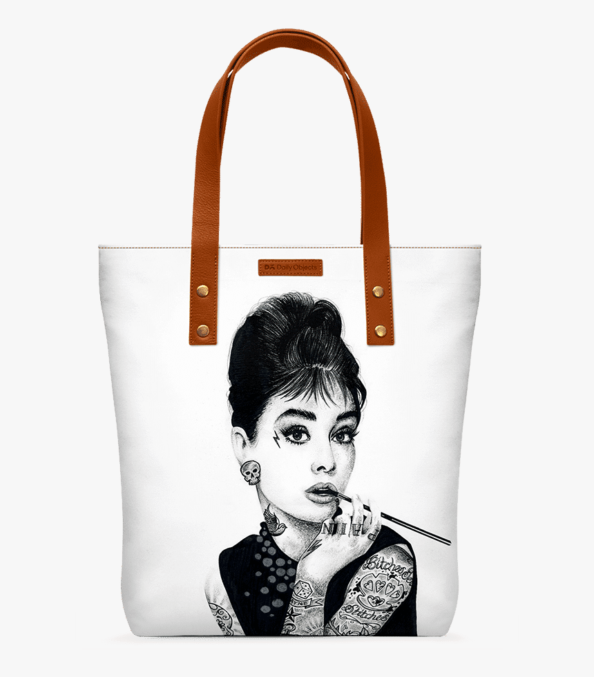 Tattooed Audrey Hepburn Print, HD Png Download