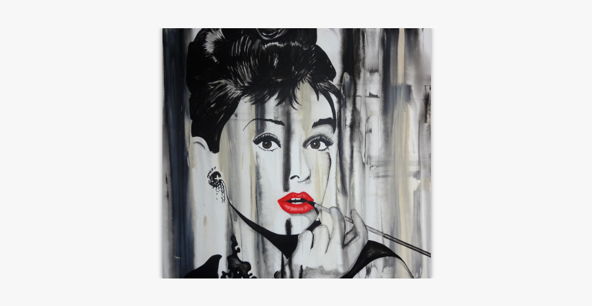 Erik Skoldberg Audrey Hepburn - Modern Art, HD Png Download