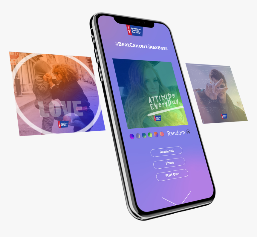 Iphone Mockup For Beat Cancer Like A Boss - Samsung Galaxy, HD Png Download