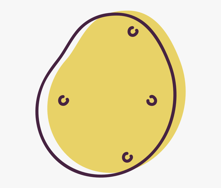 Potato - Circle, HD Png Download