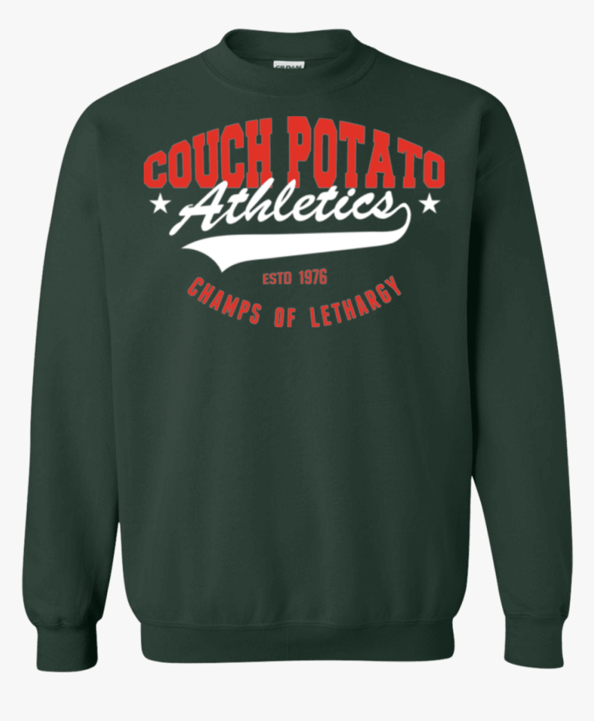 Couch Potato Crewneck Sweatshirt - Artesanart, HD Png Download