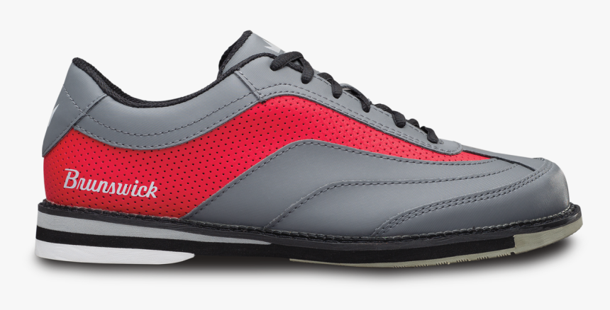 Brunswick Rampage Mens Bowling Shoes Grey/red Left - Mens Rampage Bowling Shoes, HD Png Download