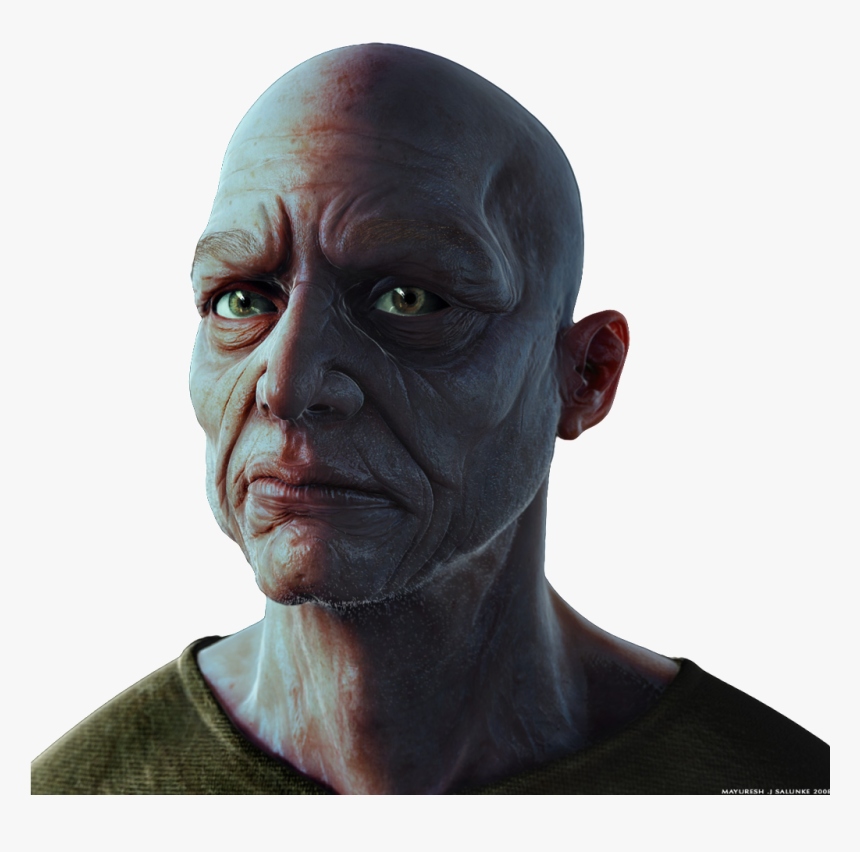 Angry Old Man Photo - Bust, HD Png Download