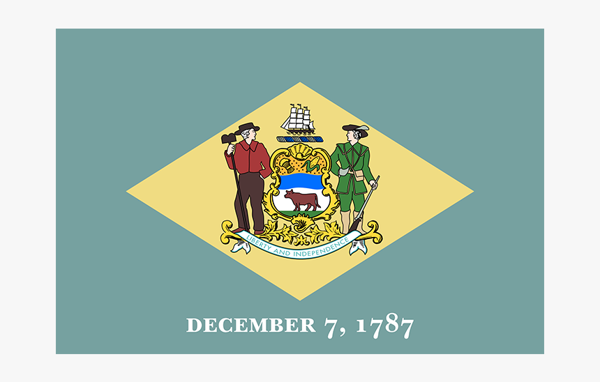 Delaware State Flag, HD Png Download