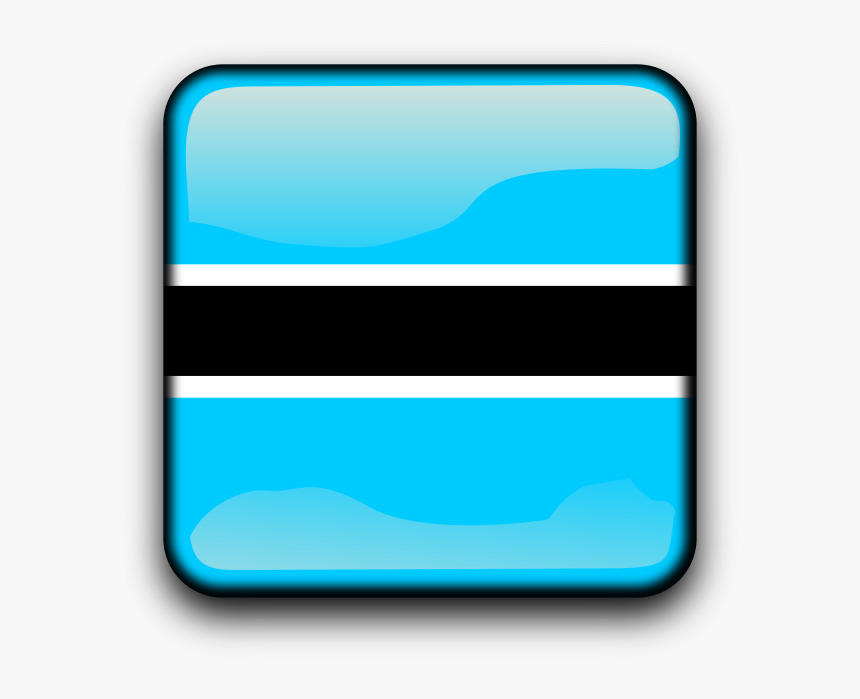 Botswana Flag Vector - Clip Art, HD Png Download